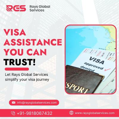 Visa Assistance Service Available in Delhi – Rays Global Services